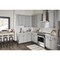 Jeffrey Alexander 12" Center-to-Center Brushed Pewter Square Dominique Appliance Handle 845-12BNBDL - alternate 3
